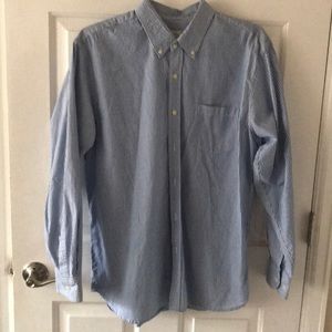 Oleg Cassini Blue pinstripe shirt.